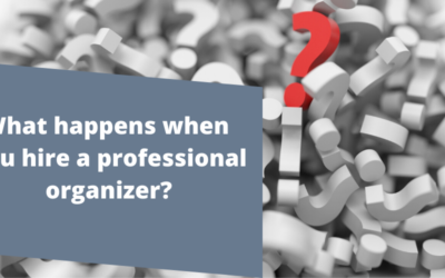 What happens when you hire a professional organizer?