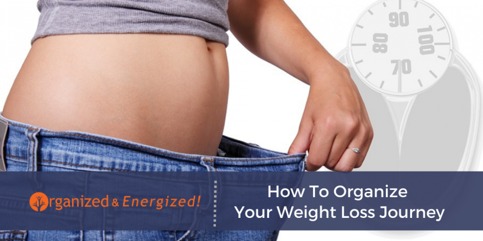How To Organize Your Weight Loss Journey | Organized and Energized